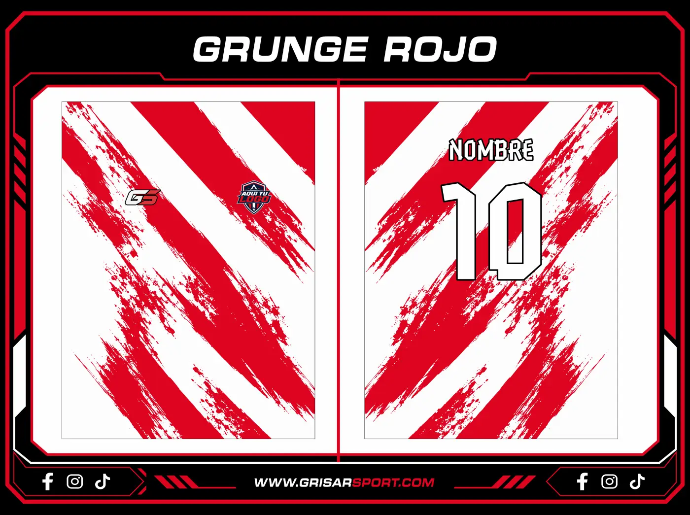 GRUNGE ROJO