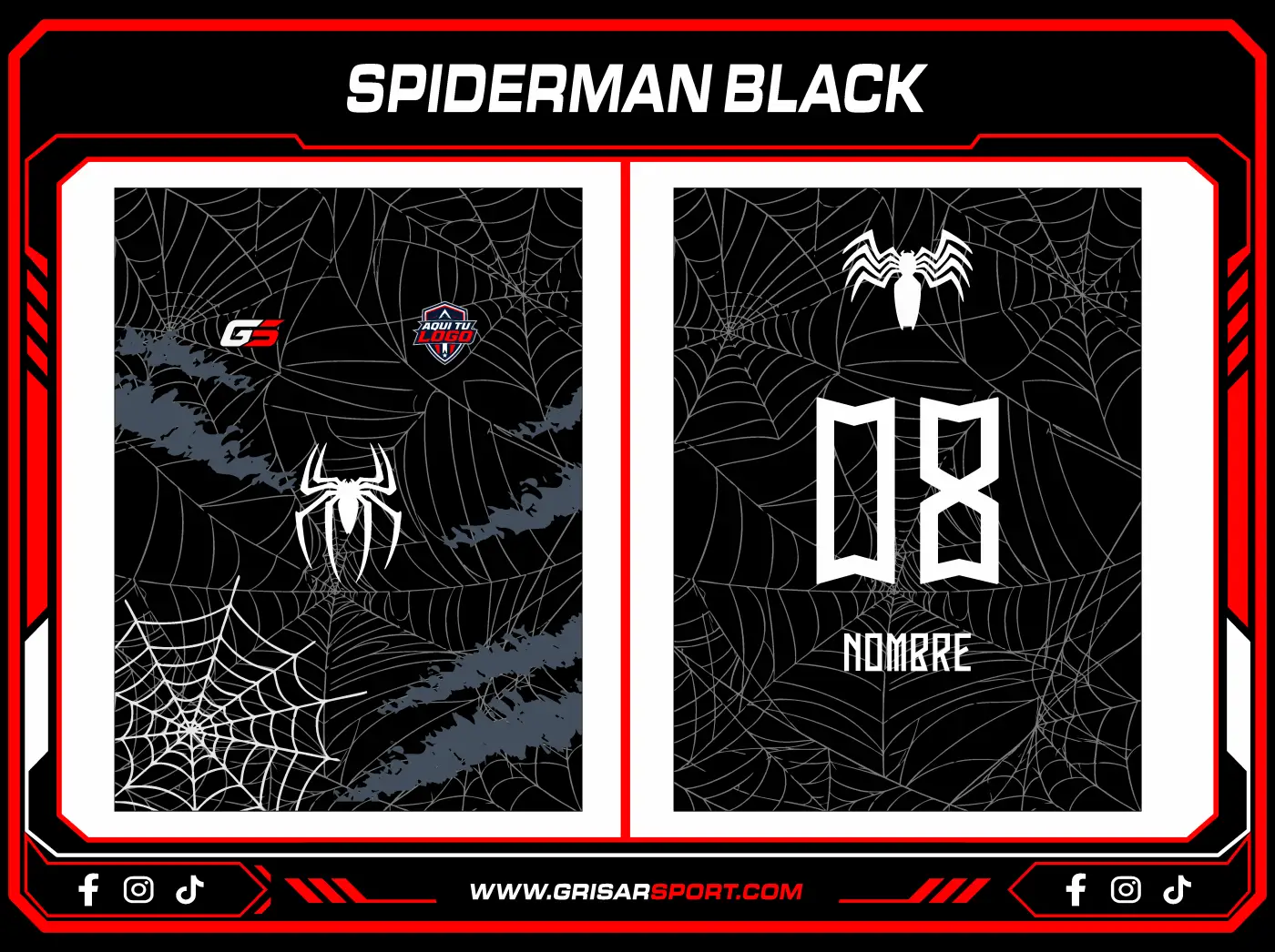 SPIDERMAN BLACK