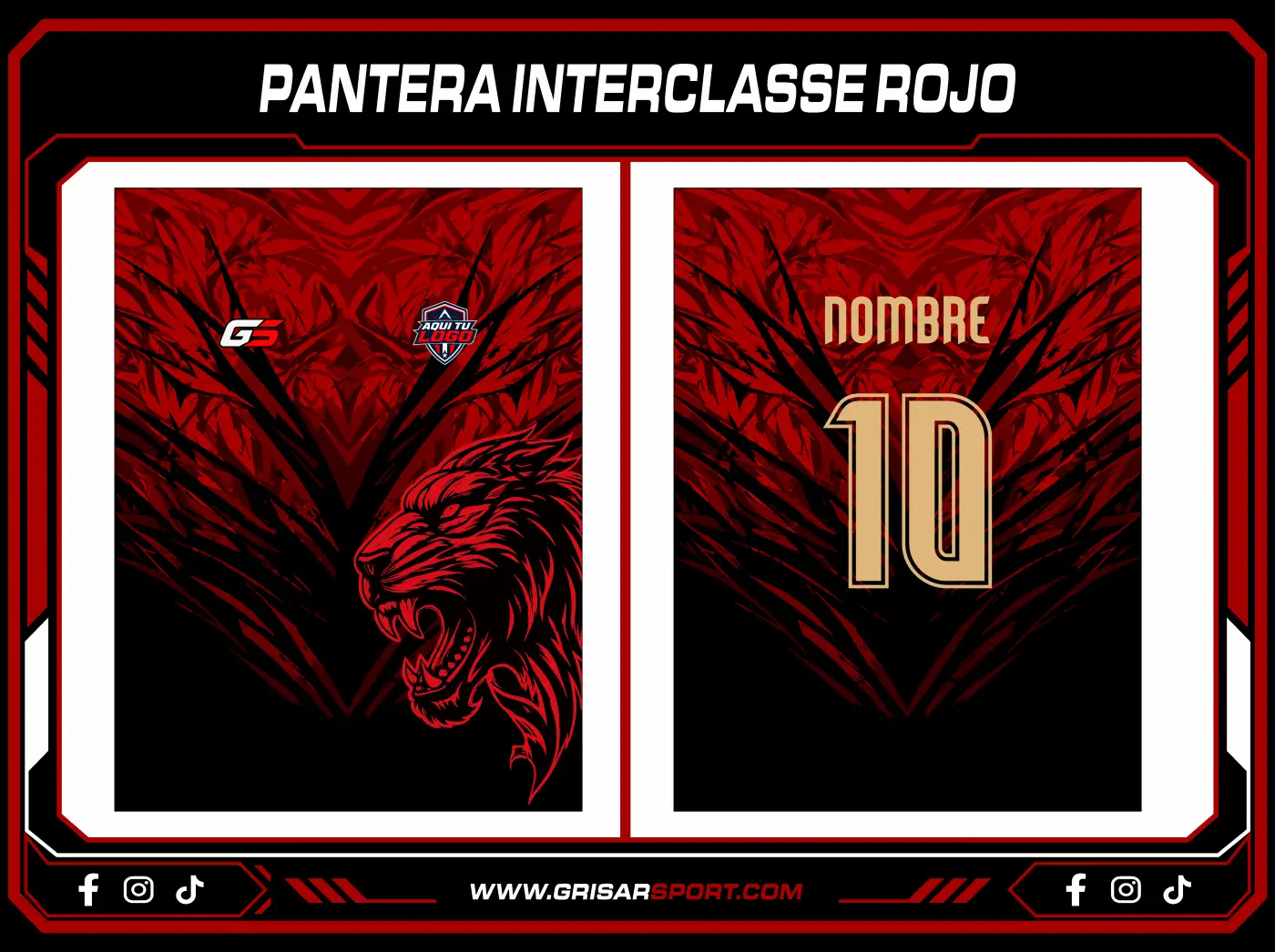 PANTERA INTERCLASSE ROJO
