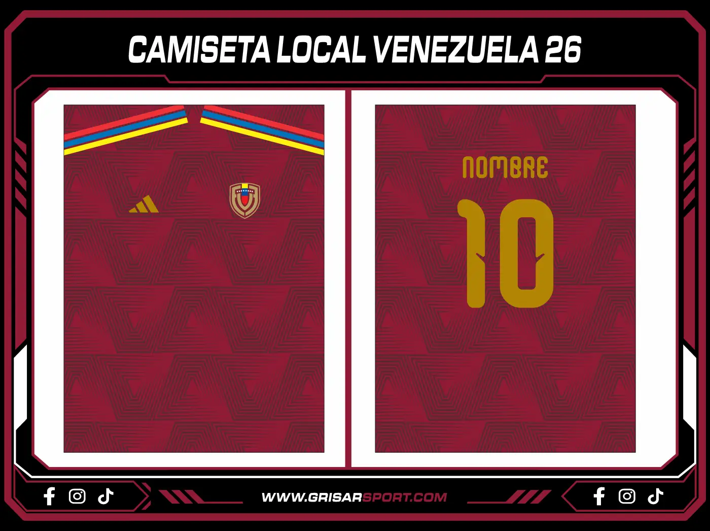 CAMISETA LOCAL VENEZUELA 26
