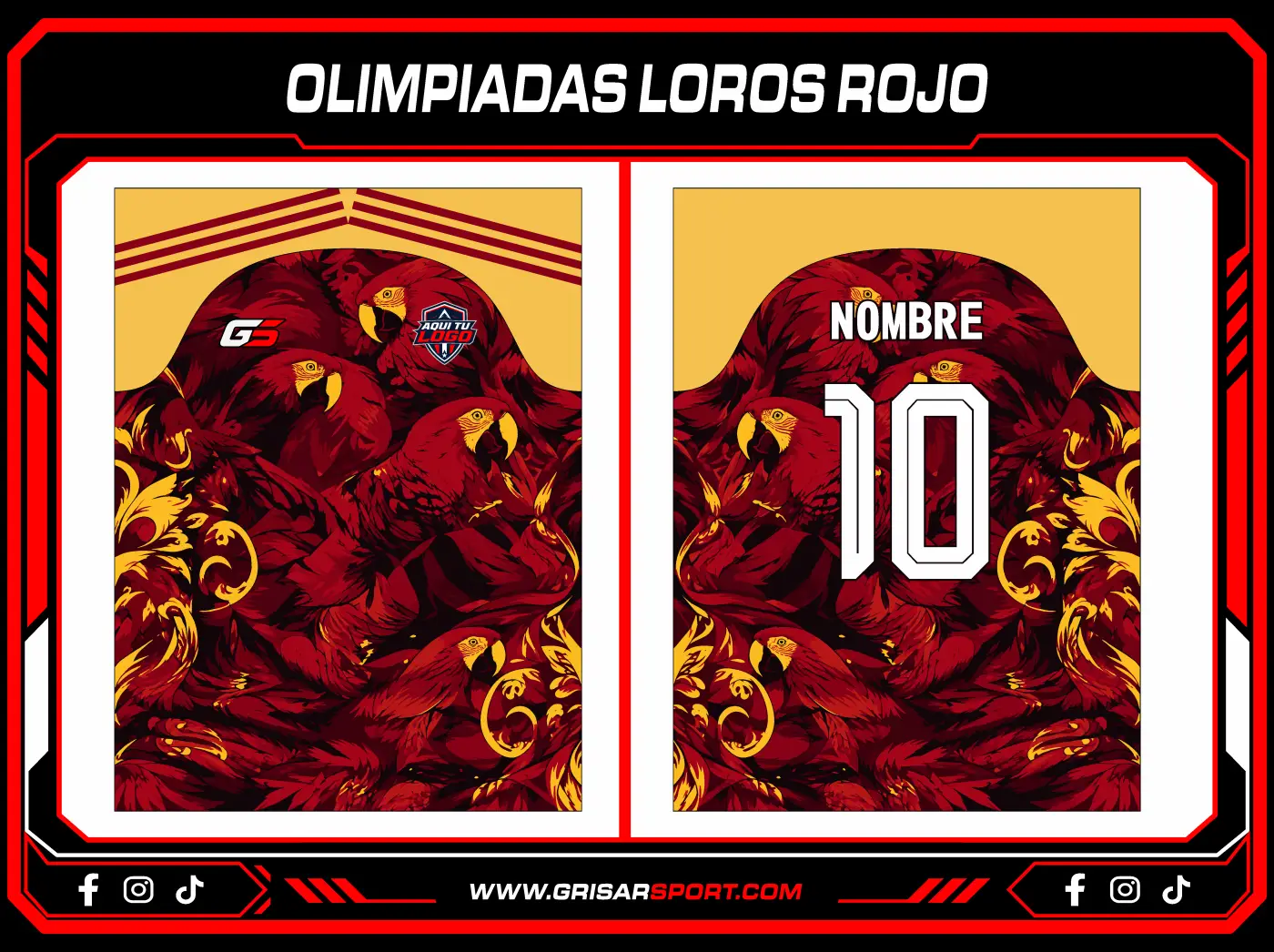OLIMPIADAS LOROS ROJO