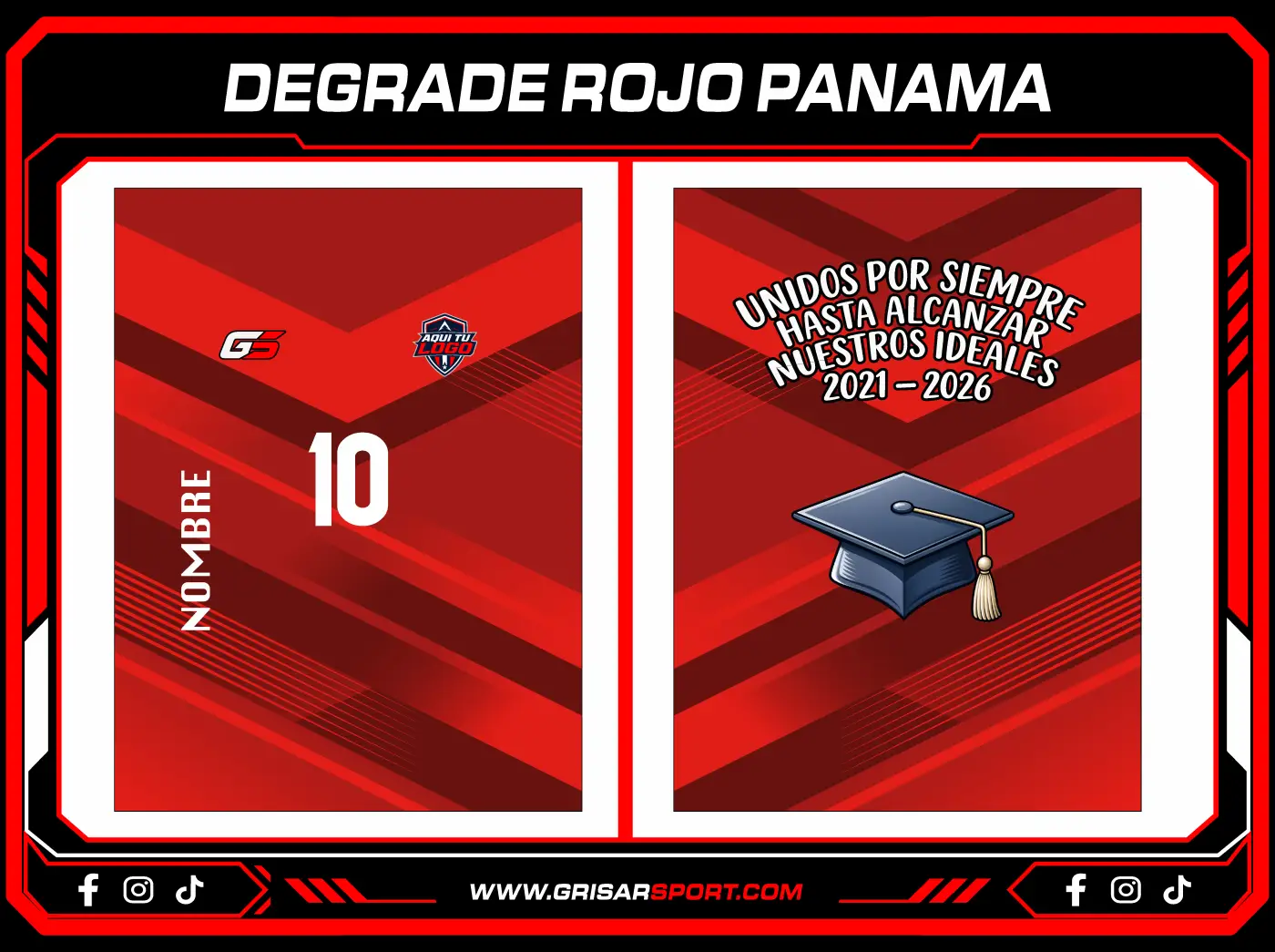 DEGRADE ROJO PANAMA